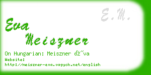 eva meiszner business card